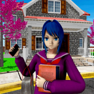 New Anime High School Life Simulation游戏图标