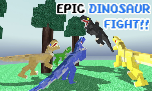 方块侏罗纪生存（Blocky Dino Park: Raptor Attack）图1