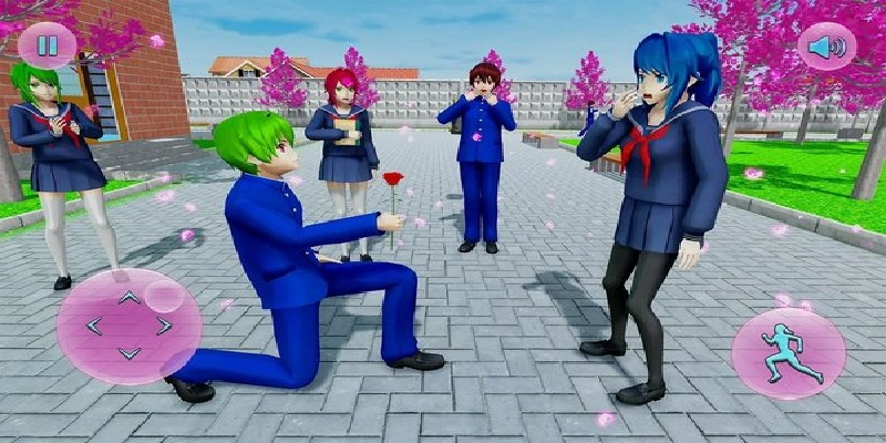 New Anime High School Life Simulation游戏图2