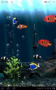 3D水族馆锁屏壁纸-微乐app图3