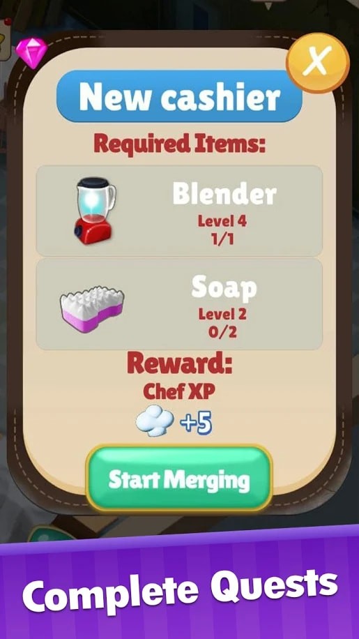 Merge Restaurant游戏图1