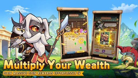 猫咪英雄的史诗征程游戏(Rise of Kittens: Idle RPG)图3