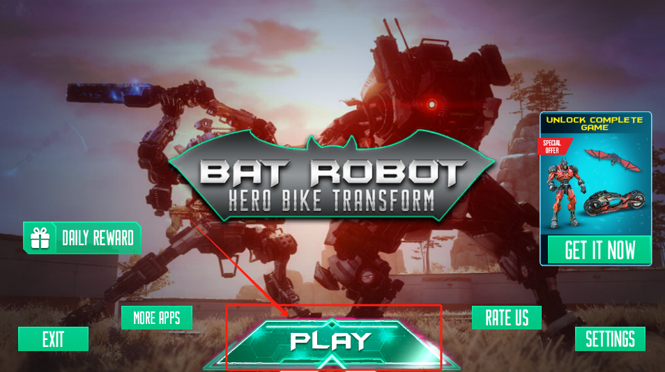 Bat Robot Bike Transform Hero官方版图3