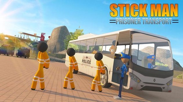 囚犯巴士驾驶(Transport Stickman Prisoner Bus Driving)图3