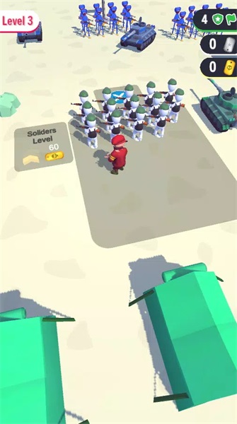 小岛战争绝境北方（Army Stickman Commander）图1