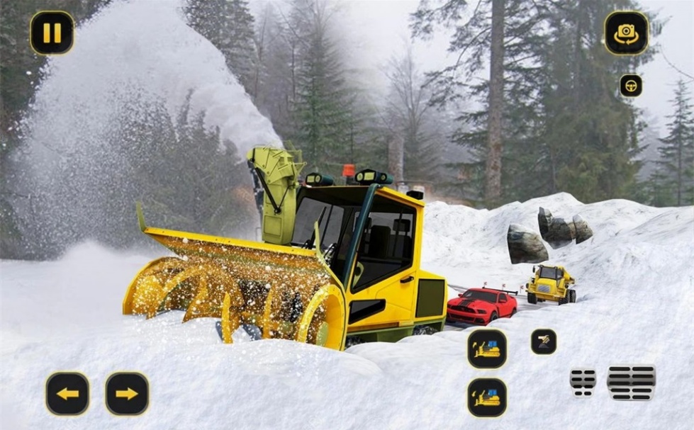 Snow Excavator Rescue手游图2