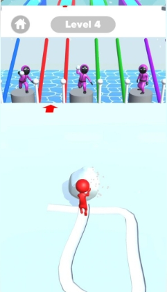 3D雪地竞赛游戏图2