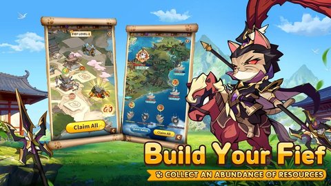 猫咪英雄的史诗征程游戏(Rise of Kittens: Idle RPG)图1