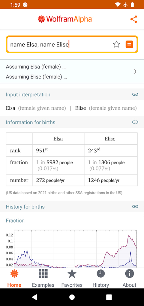 WolframAlpha app图1
