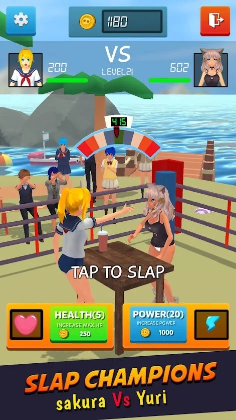 巴掌冠军（Sakura SlapChamp 3D）游戏图1