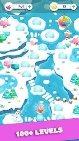 Frozen Match 3 Puzzle Game游戏图3