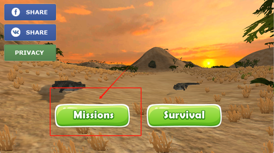African Crocodile Simulator 3D游戏图3