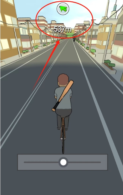 Stickman Alley Bike游戏图2