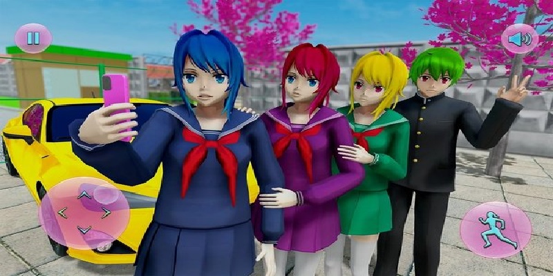 New Anime High School Life Simulation游戏