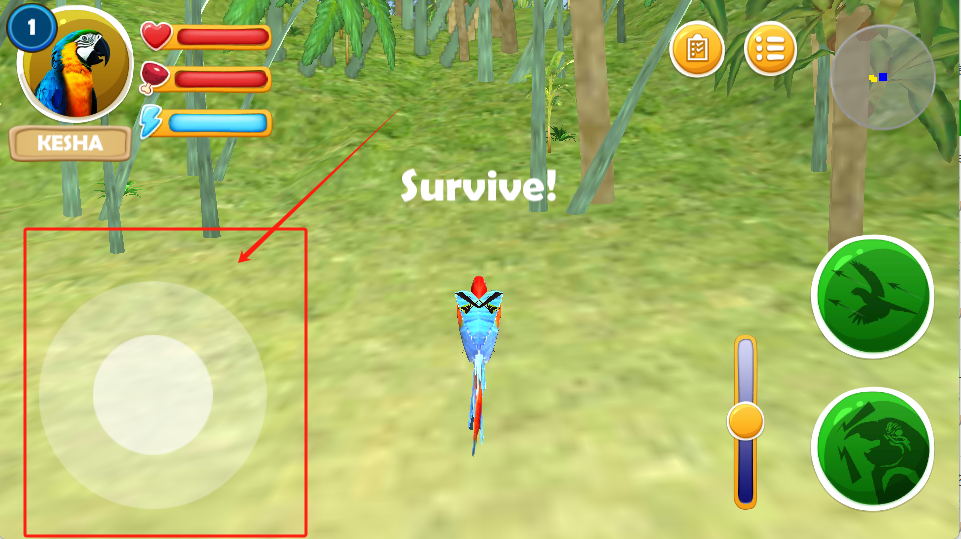 Jungle Parrot Simulator - try wild bird survival!安卓版
