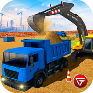 Heavy Excavator Crane Builder-Sand Digger Truck 3D游戏图标