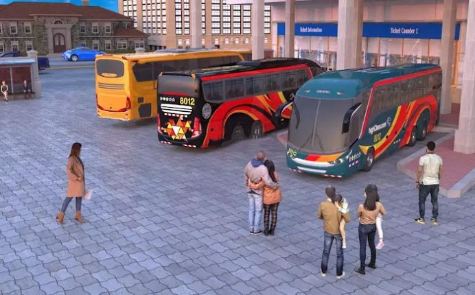 欧洲城市巴士驾驶游戏3D（Euro City Bus Driving Game 3D）图3