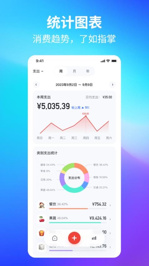锦鲤记账APP图1