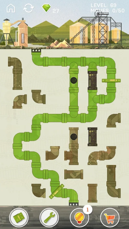 Pipe Puzzle游戏图1