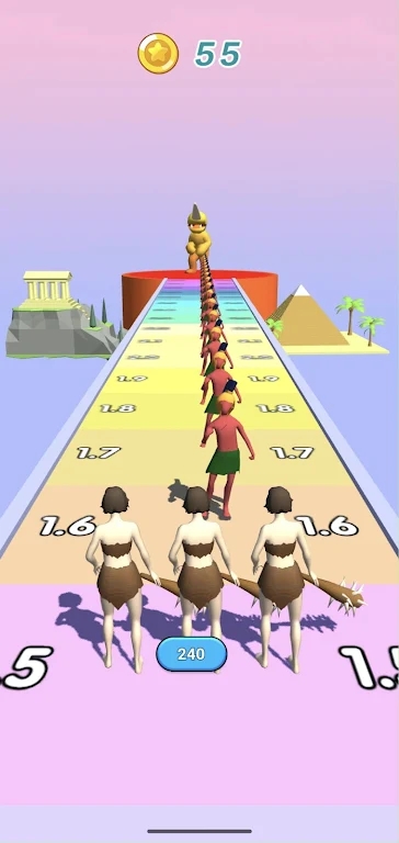 人类进化奔跑游戏