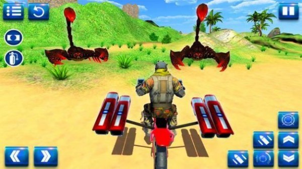 摩托车沙滩搏斗（Motorbike Beach Fight - Bike Fighting Games）图1