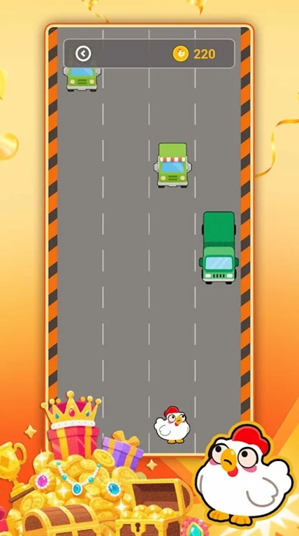 勇敢冲刺小鸡（Chicken Crossing）游戏图3