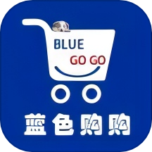 蓝色购购APP图标