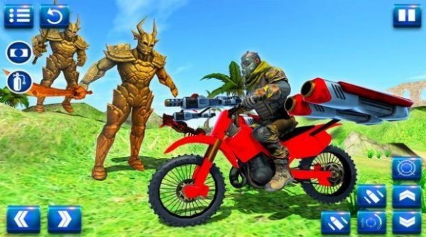 摩托车沙滩搏斗（Motorbike Beach Fight - Bike Fighting Games）图3