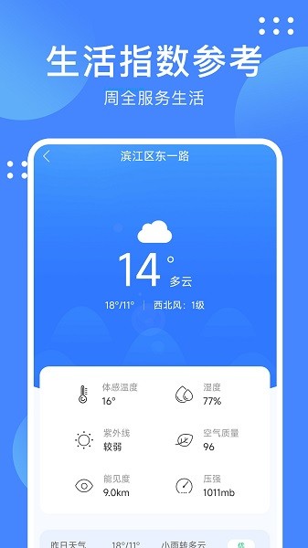 最美天气通app图1