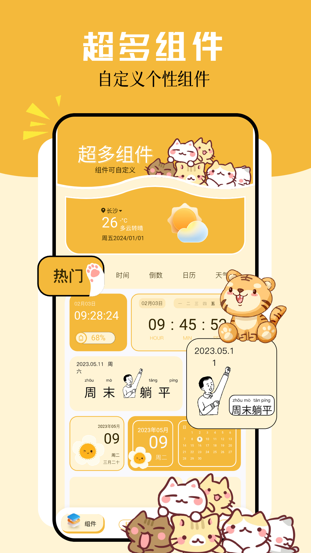 卡通小组件软件