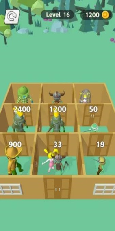 Hero Room Maze游戏