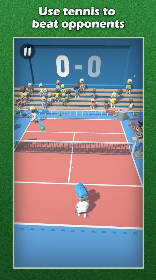Flicks Tennis Free游戏图1