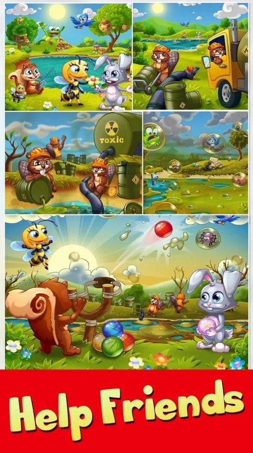 Forest Rescue: Bubble Pop游戏图1