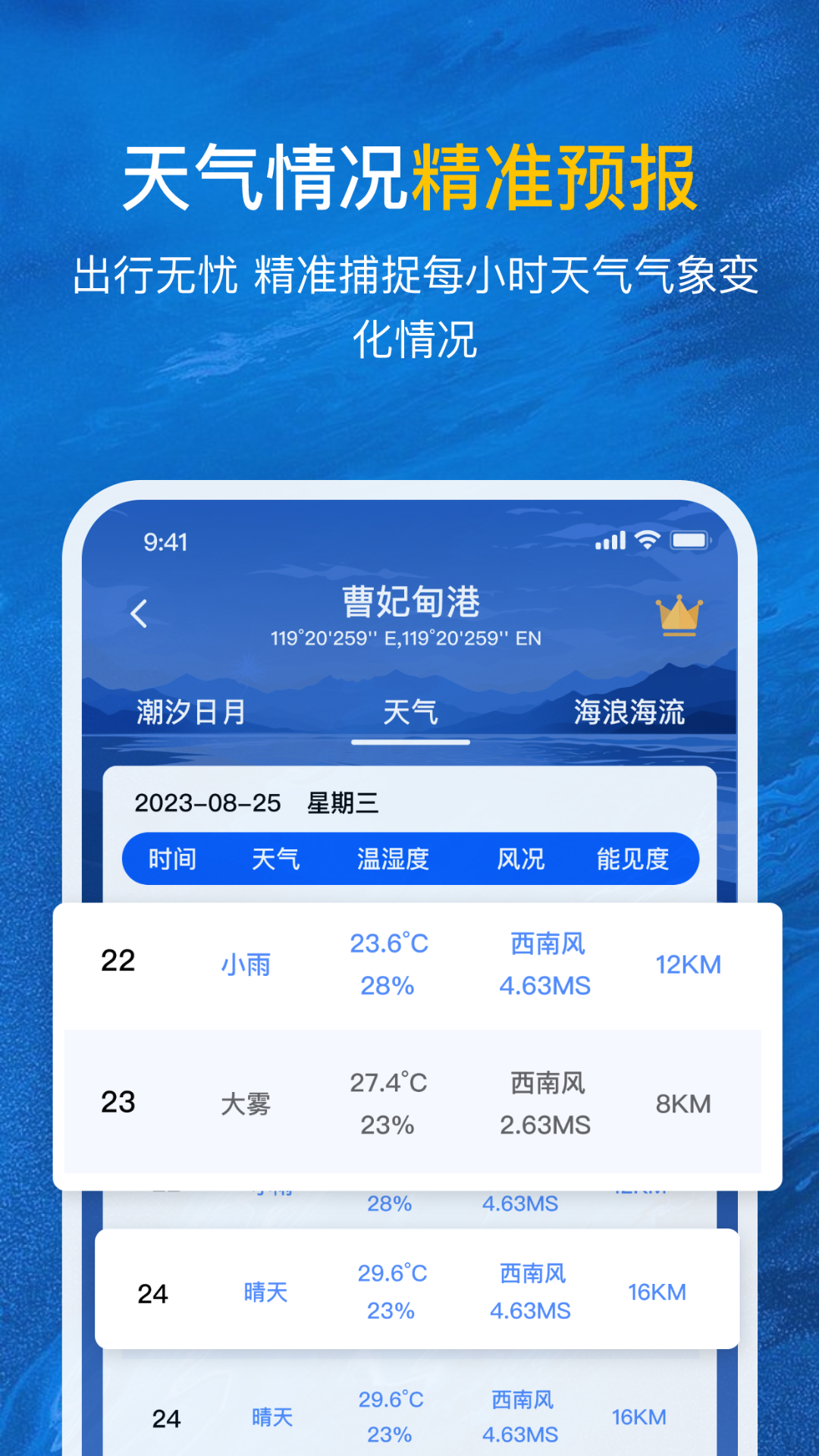 潮汐时间表手机版图2