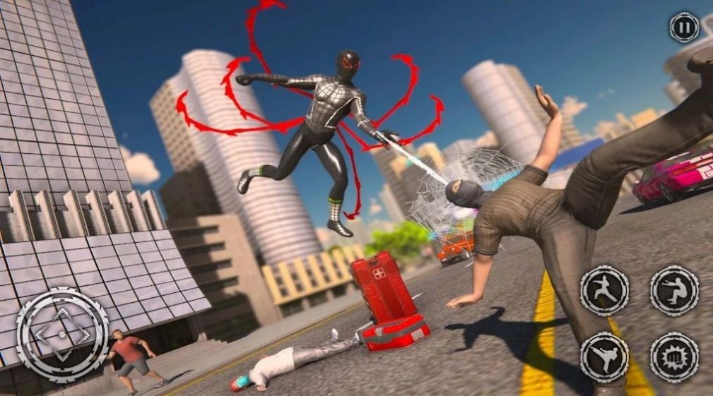 蜘蛛机器人绳索英雄营救(Spider Robot Rope Hero Rescue)图2