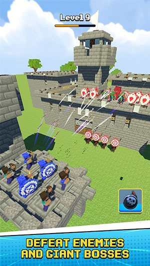 Craft War Merge Battle游戏图1