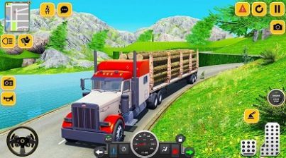 Log Cargo Transport Truck Game最新版图2