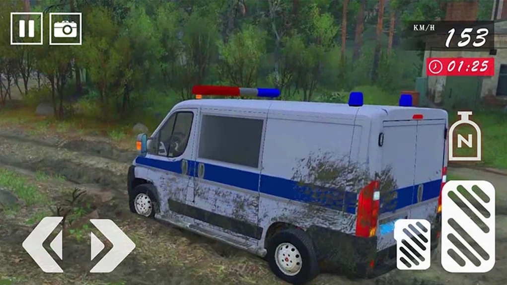 厢式警车模拟器（Van Driving Police Van）游戏