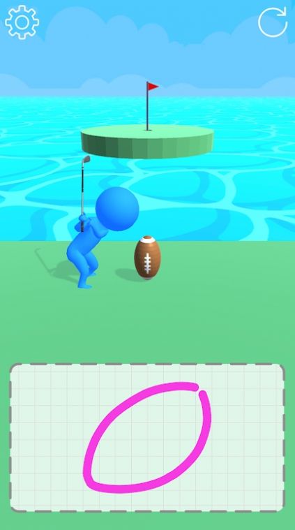 Draw Golf游戏图1