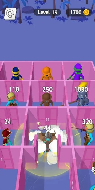 Hero Room Maze游戏