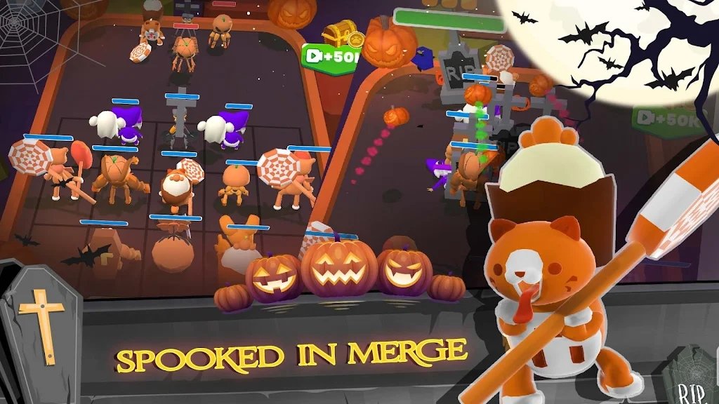 万圣节合并蓝色怪物（Halloween Merge: Blue Monster）图1