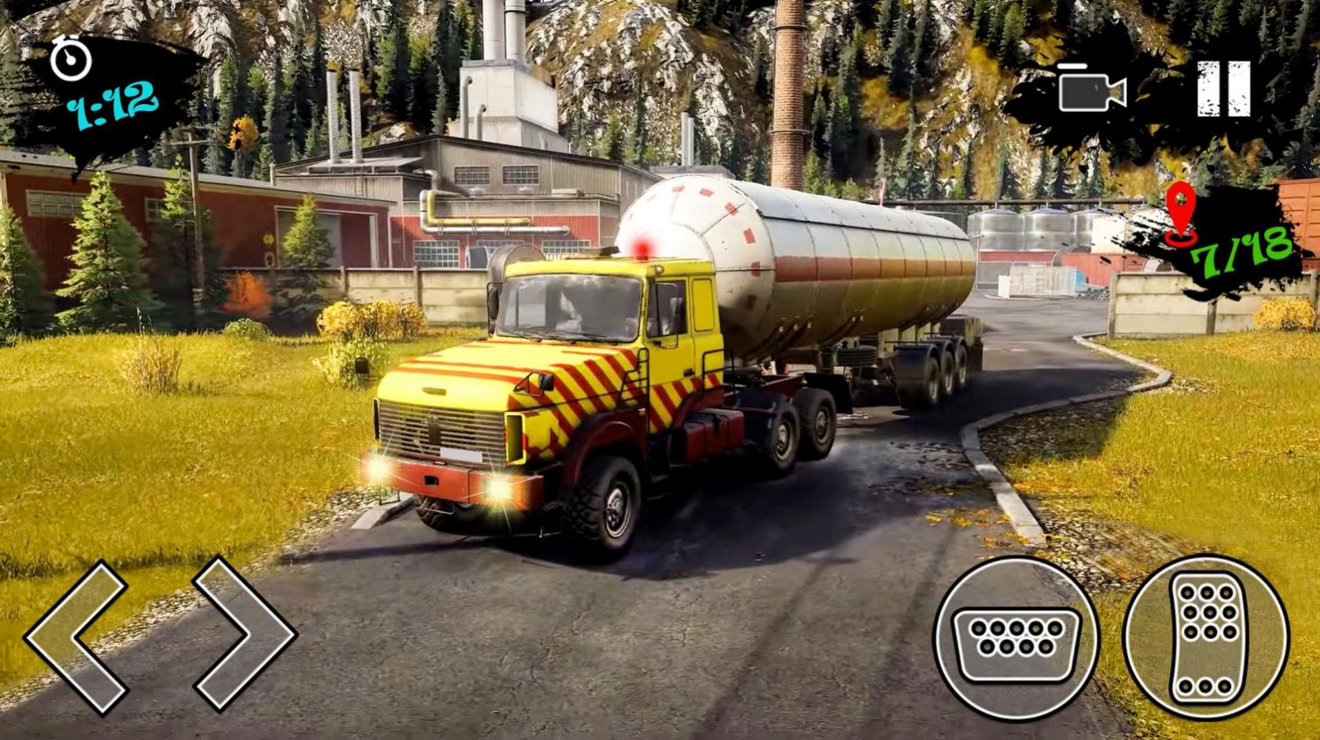 油轮的卡车（Oil Tanker Truck）游戏图2