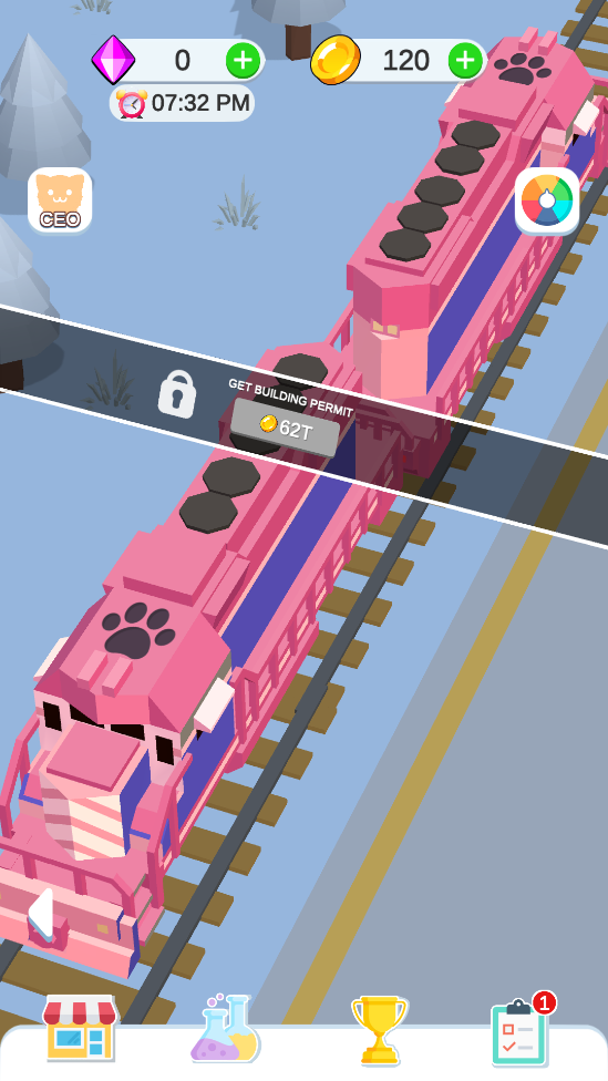 Cat Train Tycoon游戏图2
