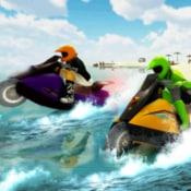水上赛车冲浪者（Floating water racing surfer）图标