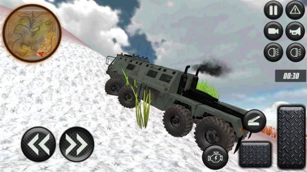 雪地8x8越野卡车（Truck Offroad 8x8 Snowy）图2