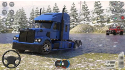 Offroad Mud Truck Snow Driving Game 2021手机版图3