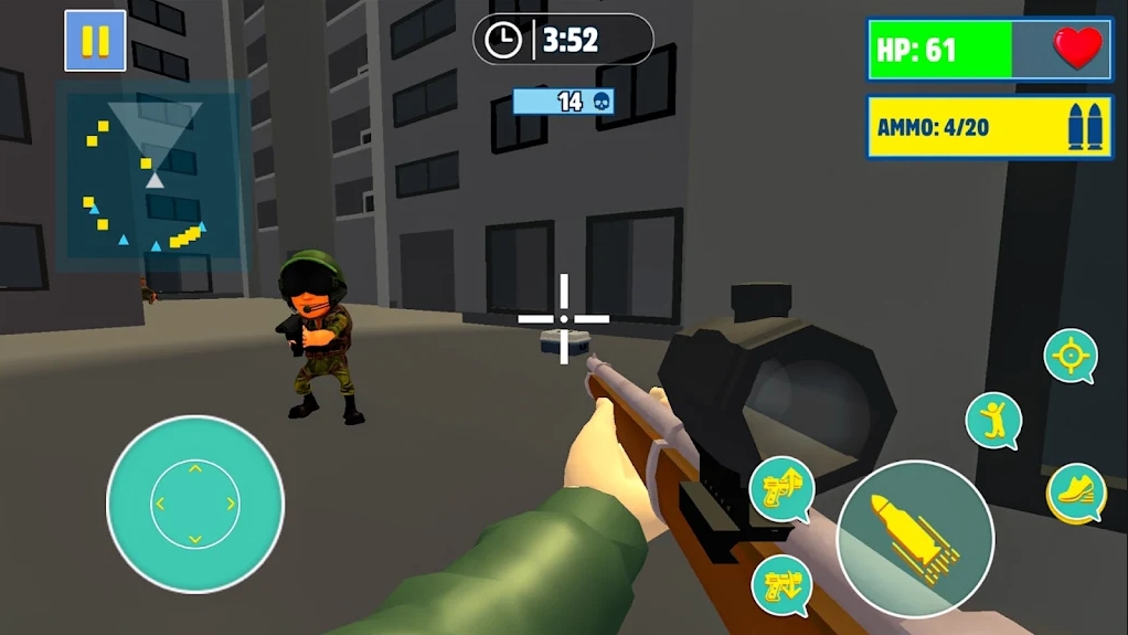 一击英雄:狙击生死线(One Shot Hero: Sniper Gun Game)游戏