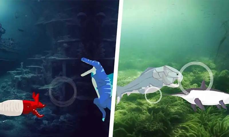 巨齿鲨与海怪搏斗安卓版图2