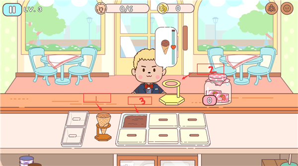 Ice Cream Cafe安装器游戏图2