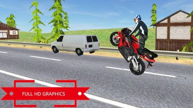 公路交通自行车赛（Highway Traffic Bike Racer）游戏图2